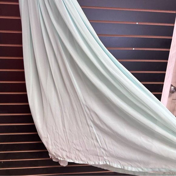 Forever 21 Ball Gown Dress Teal Green Formal Small - Picture 6 of 16